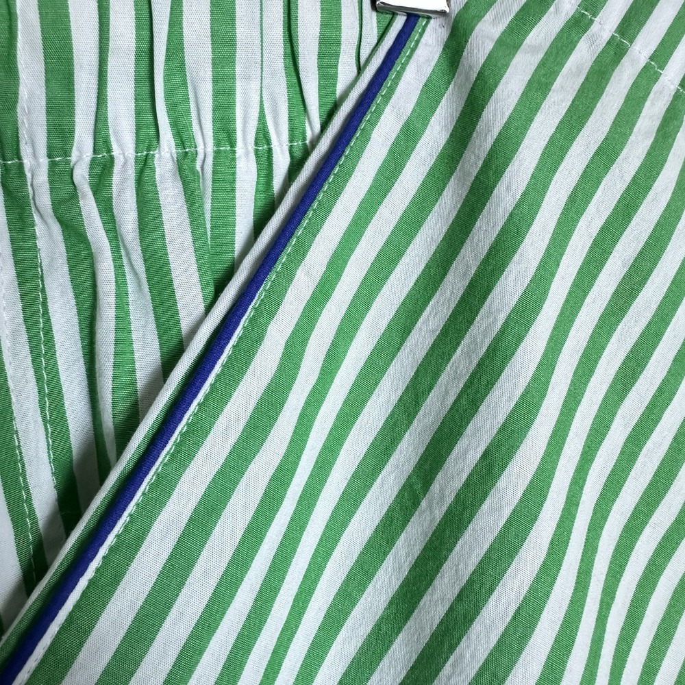 NEW P'Jimmies By Alex Mill Sleep Pant in Dream Striped Sz XS Green White Cotton - Picture 2 of 9